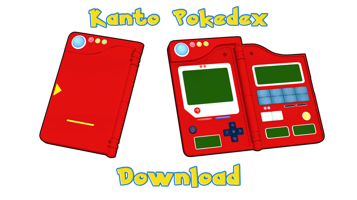 Pokedex Model (Download) by SaiyanGoku4 on DeviantArt
