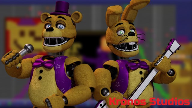 Steam Workshop::fnaf 4\ucn fredbear and springbonnie pack