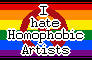 I hate homophobic artists - Stamp