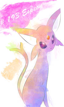 Espeon watercolor