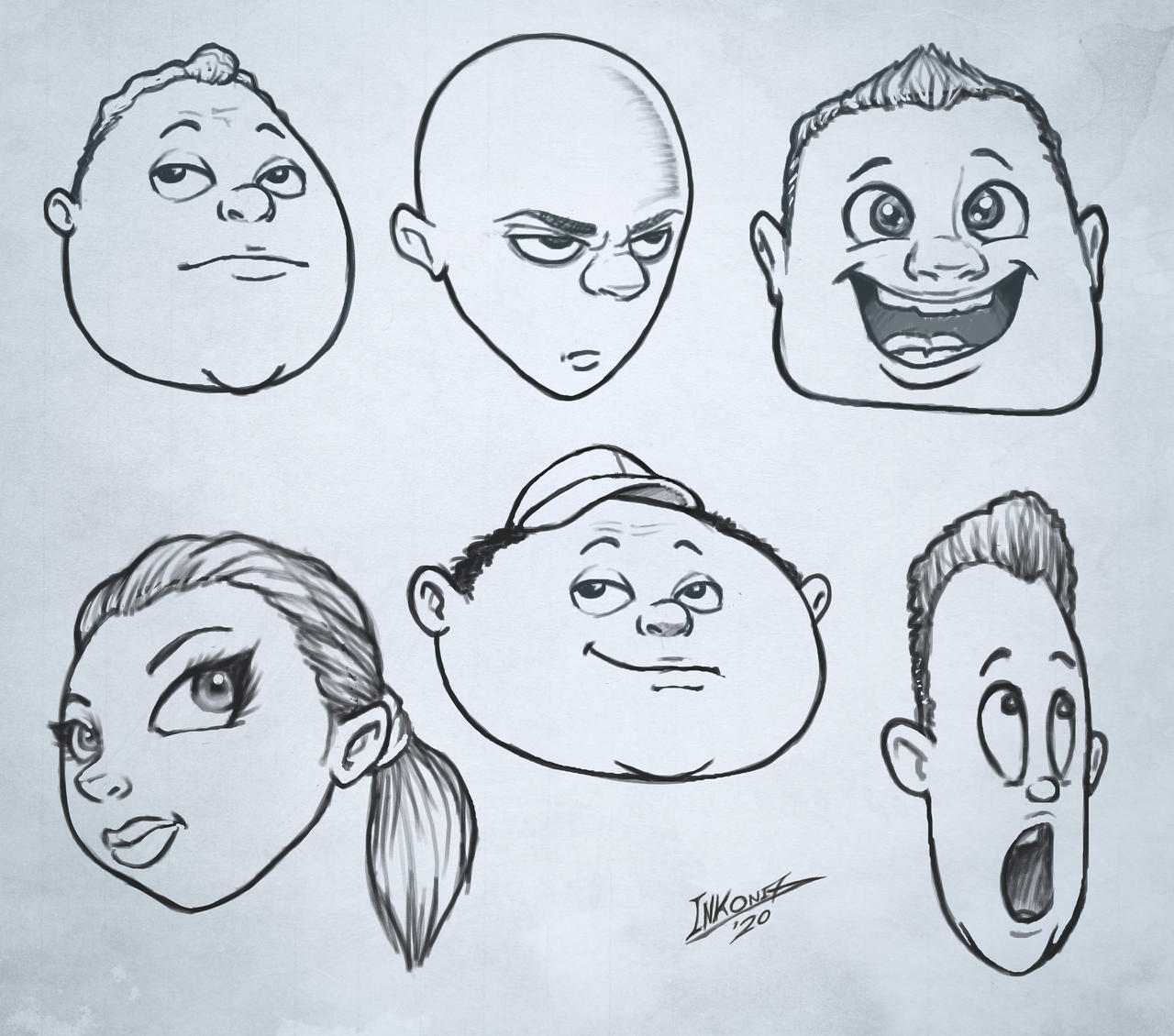 How to draw Cartoons Using Simple Shapes # 1 by Inkonix on DeviantArt