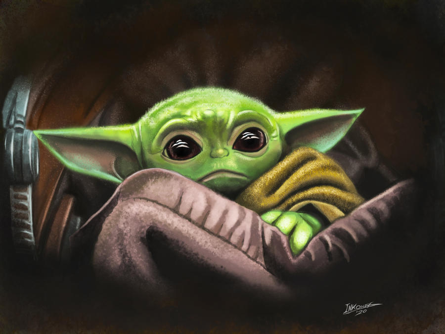 Baby Yoda The Child Grogu Star Wars By Inkonix On Deviantart Baby Yoda The Child Grogu Star Wars By Inkonix On Deviantart
