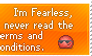 I'm fearless,