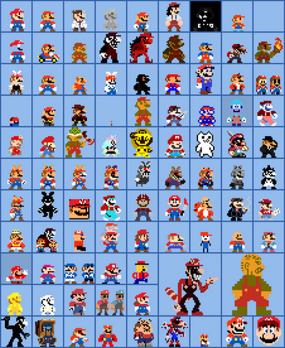 Different Mario Types when your bored and you draw 100 different Mario's by CertifiedD1ngus ...