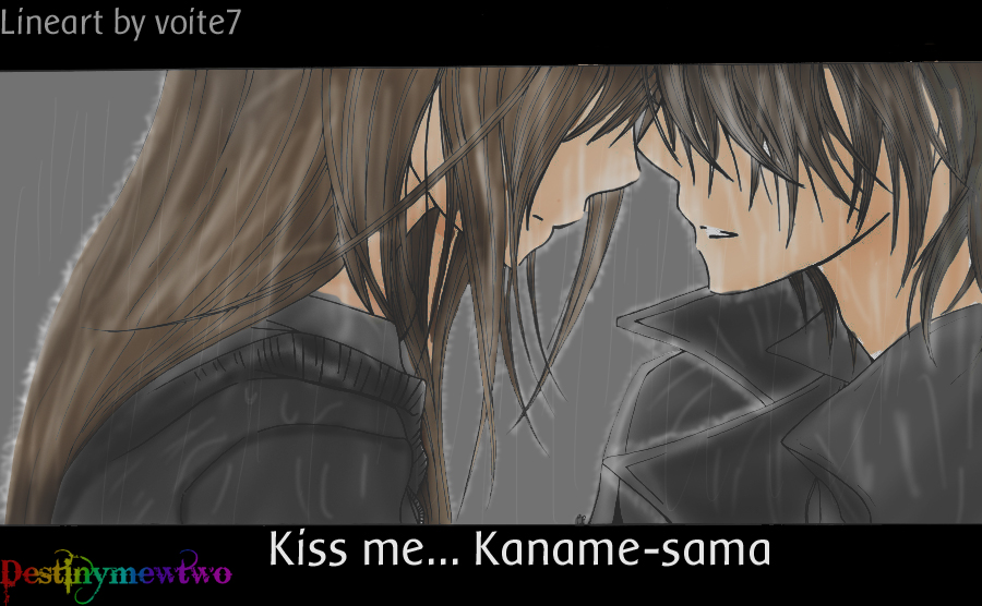 Kiss Me- Kaname Sama- Coloured Lineart