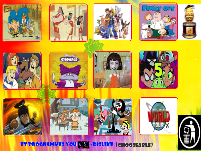 Worst Animated Series Meme (UPDATED) by GundamSamuraiAkira on DeviantArt Worst Animated Series Meme (UPDATED) by GundamSamuraiAkira on DeviantArt