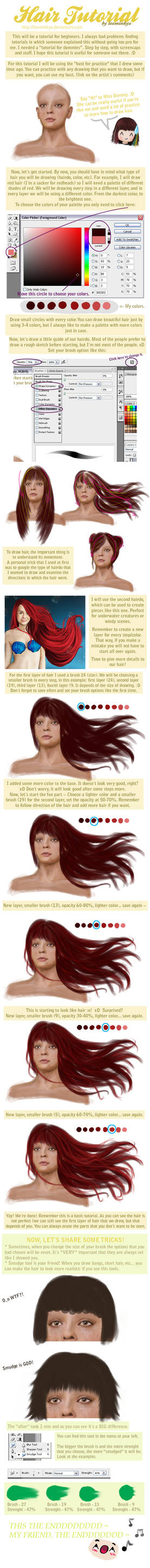 Drawing hair - Basic tutorial