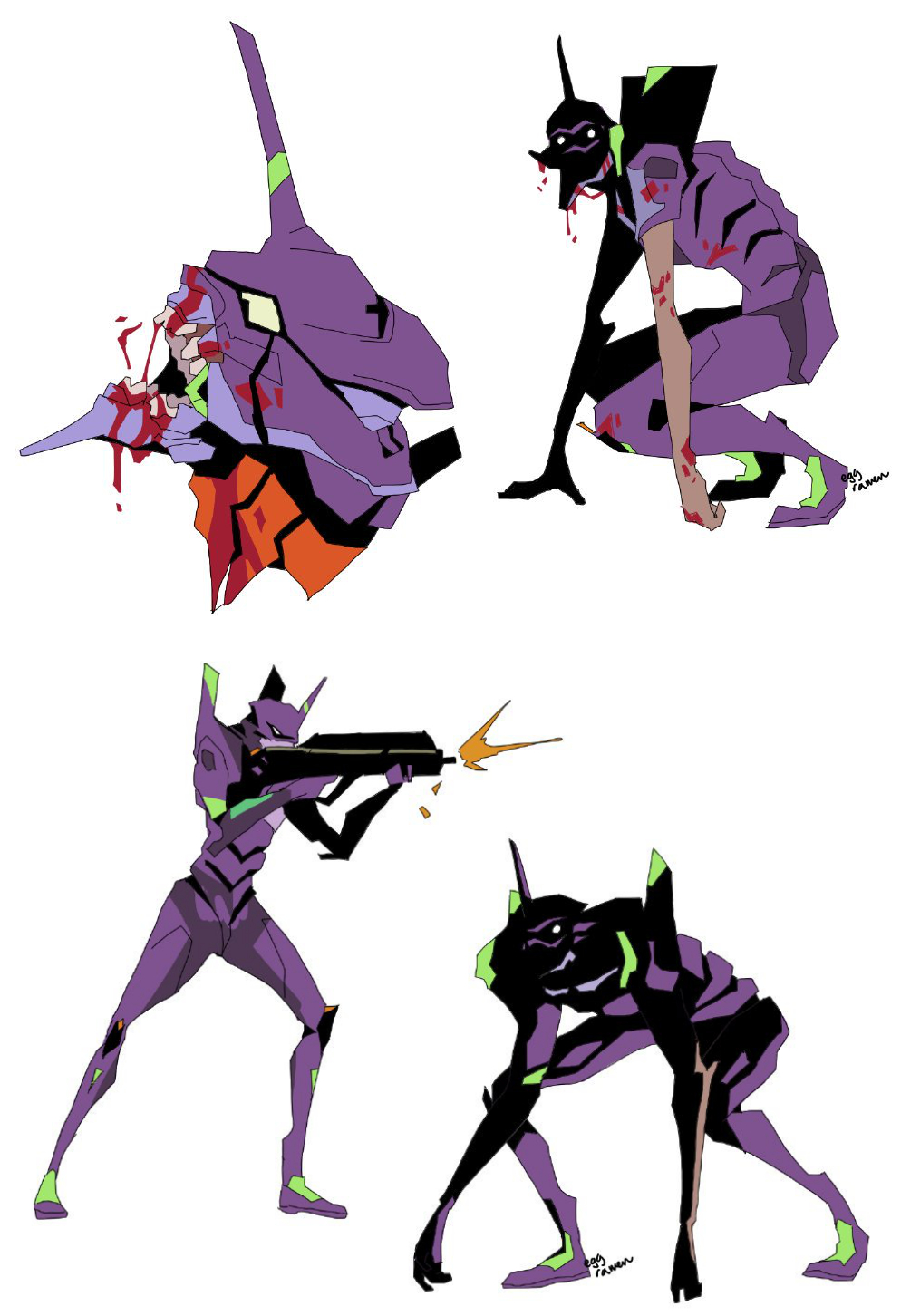Eva Unit 01 by egg-ramen on DeviantArt