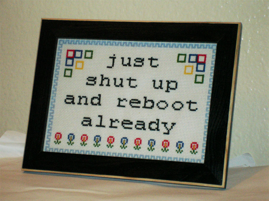 Shut Up and Reboot