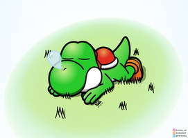 Yoshi Sleeping