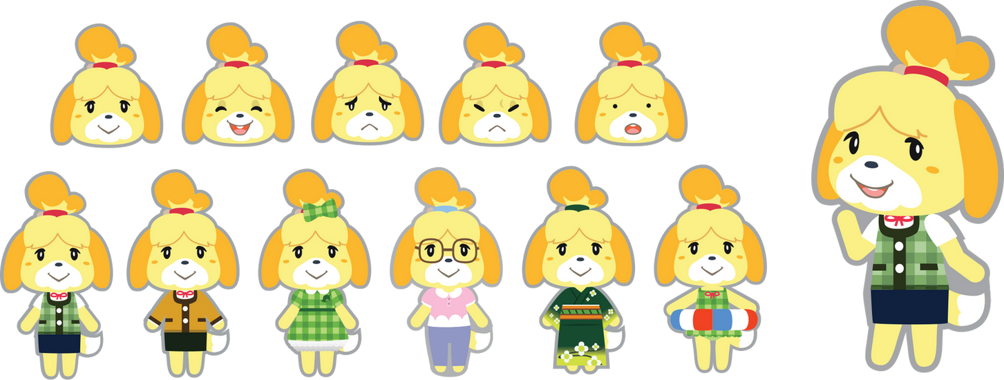 Isabelle Stickers By Sugarbee908 On DeviantArt isabelle-stickers-by-sugarbee908-on-deviantart