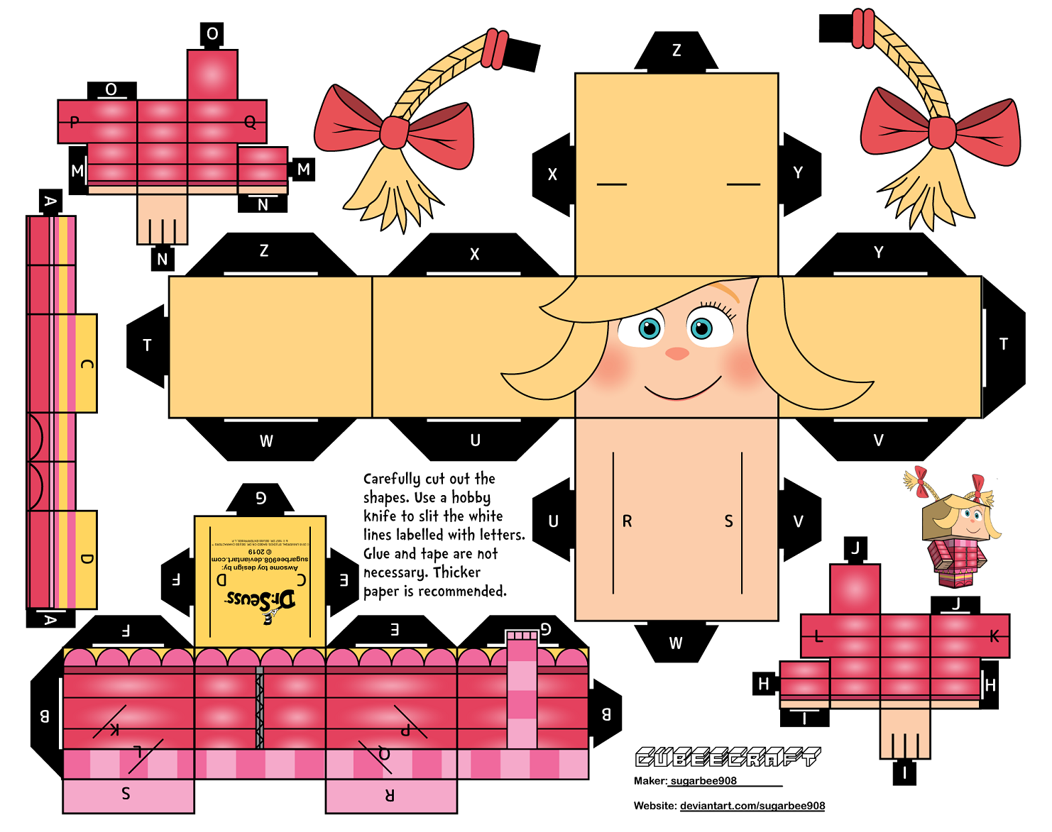 Cindy-Lou (The Grinch 2018) Cubeecraft by sugarbee908 on DeviantArt