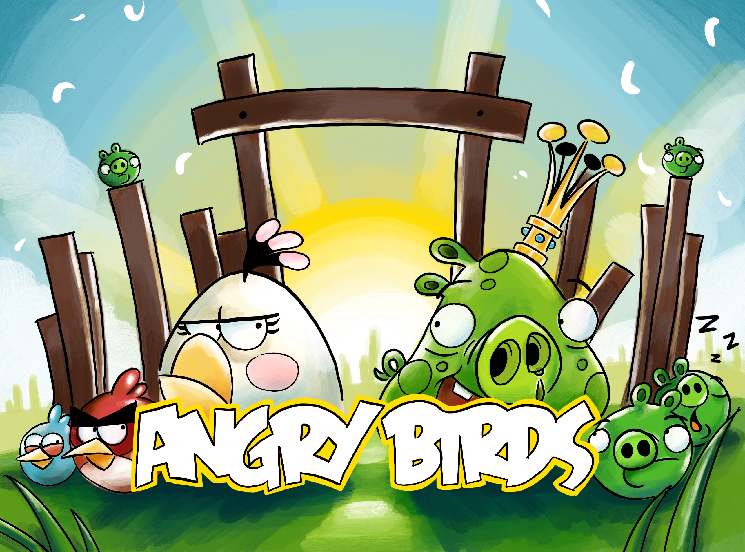 Angry Birds Kingdom but Toons by ANGRYBIRDSTIFF on DeviantArt