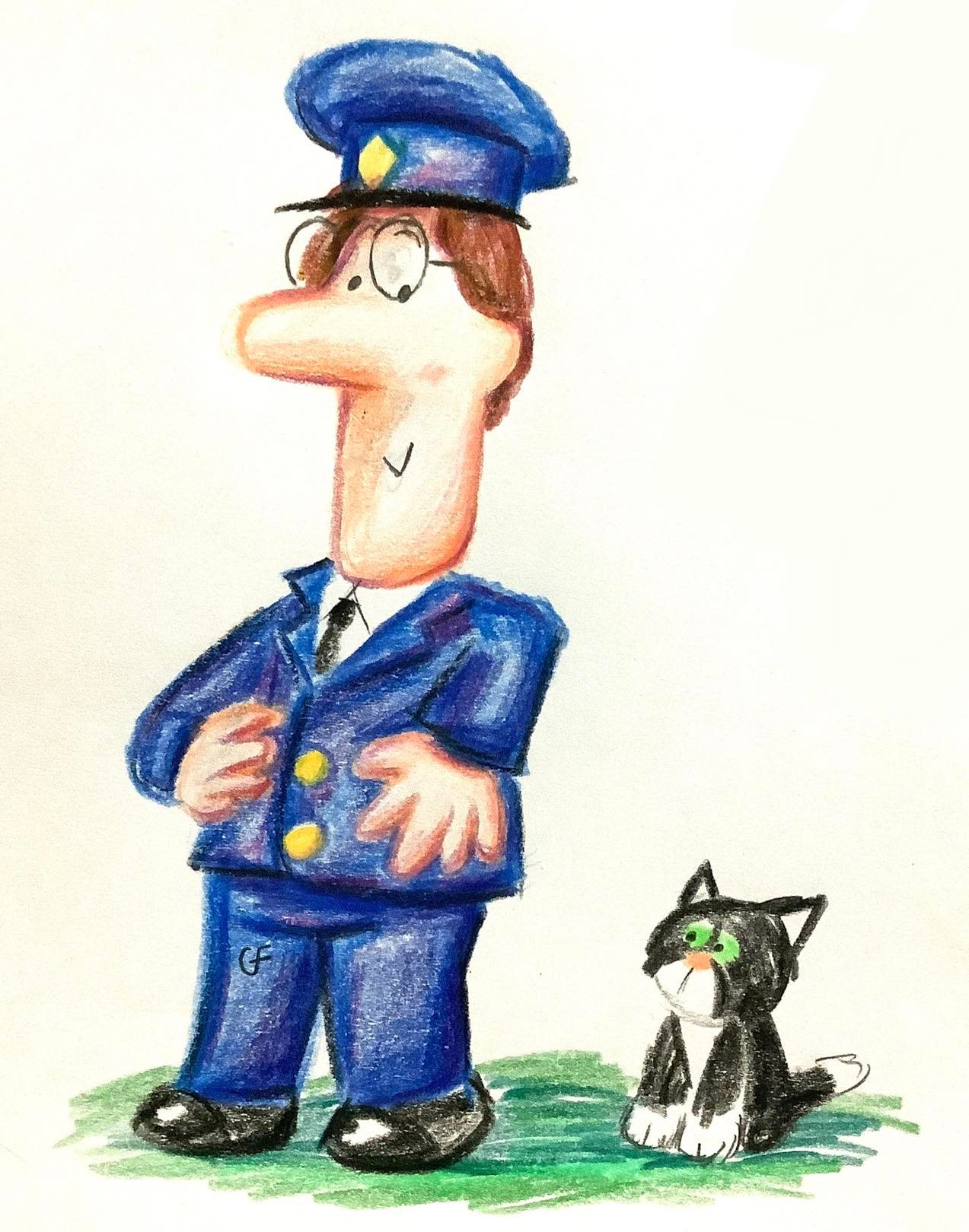 Postman Pat (colored pencil drawing) by sugarbee908 on DeviantArt Postman Pat (colored pencil drawing) by sugarbee908 on DeviantArt