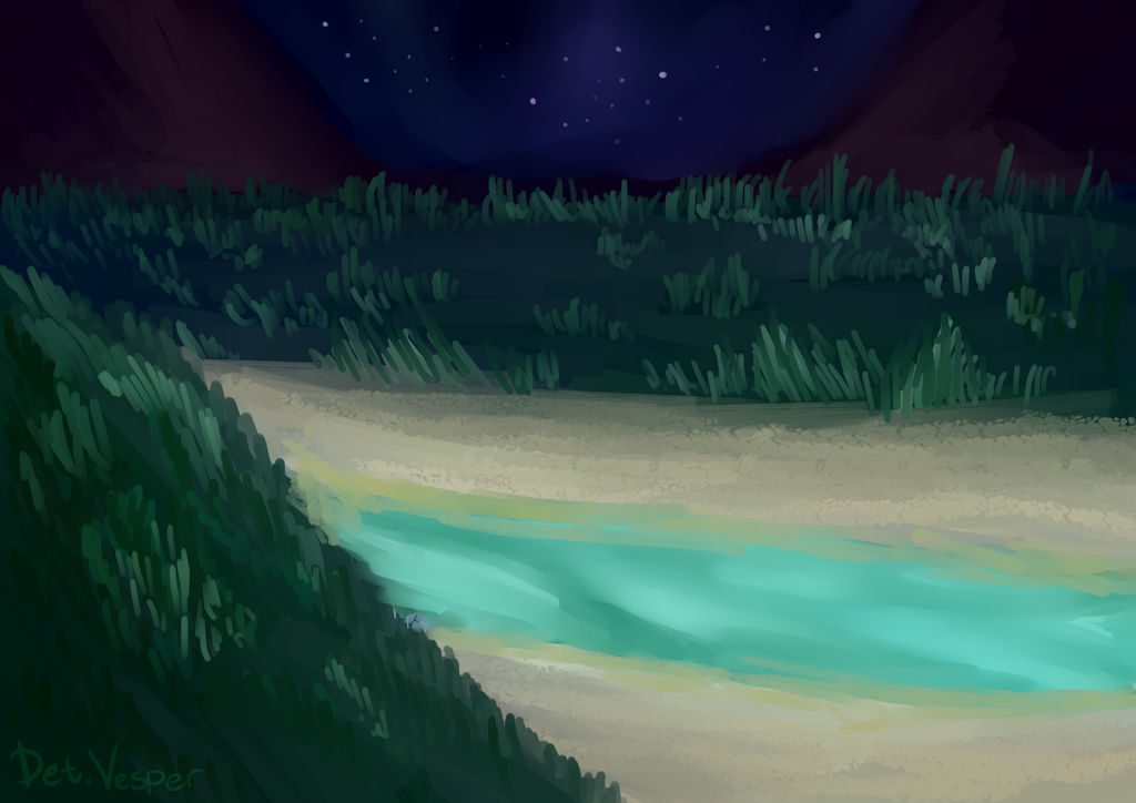 Animated Night Rivers Night River by DetectiveVesper on DeviantArt