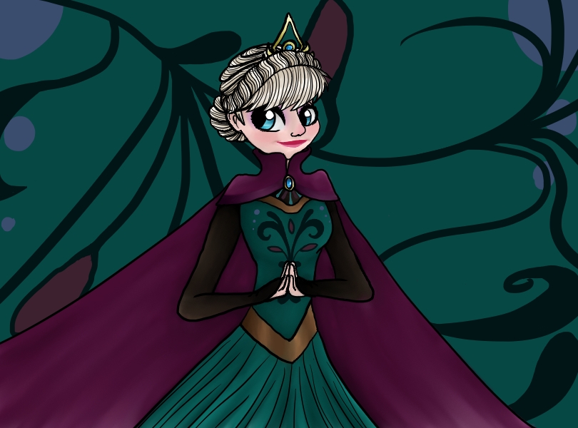 Elsa's Coronation Outfit! :D