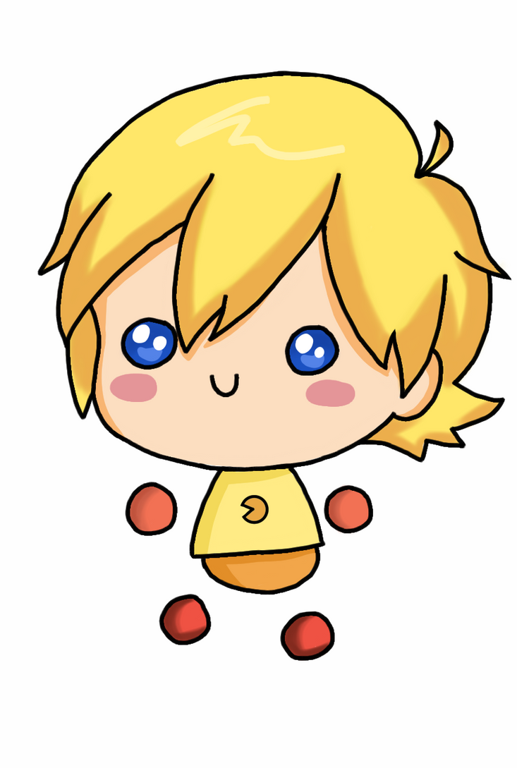 Chibi human pacman by sonicthehedgehogbf on DeviantArt