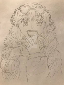 Traditional Art: Anime Girl (WIP)