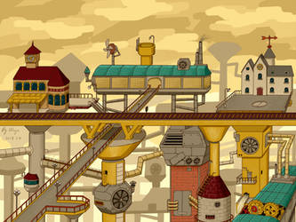 Steampunk Scene