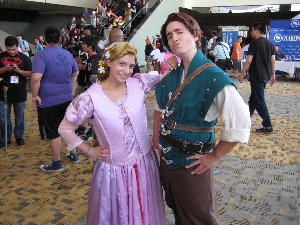 Otakon 2013 - Rapunzel and Flynn Rider