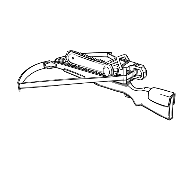 Crossbow chainsaw