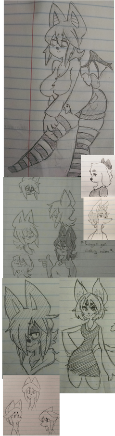 College Drawings Compilation 3 (ThatFurryShit)