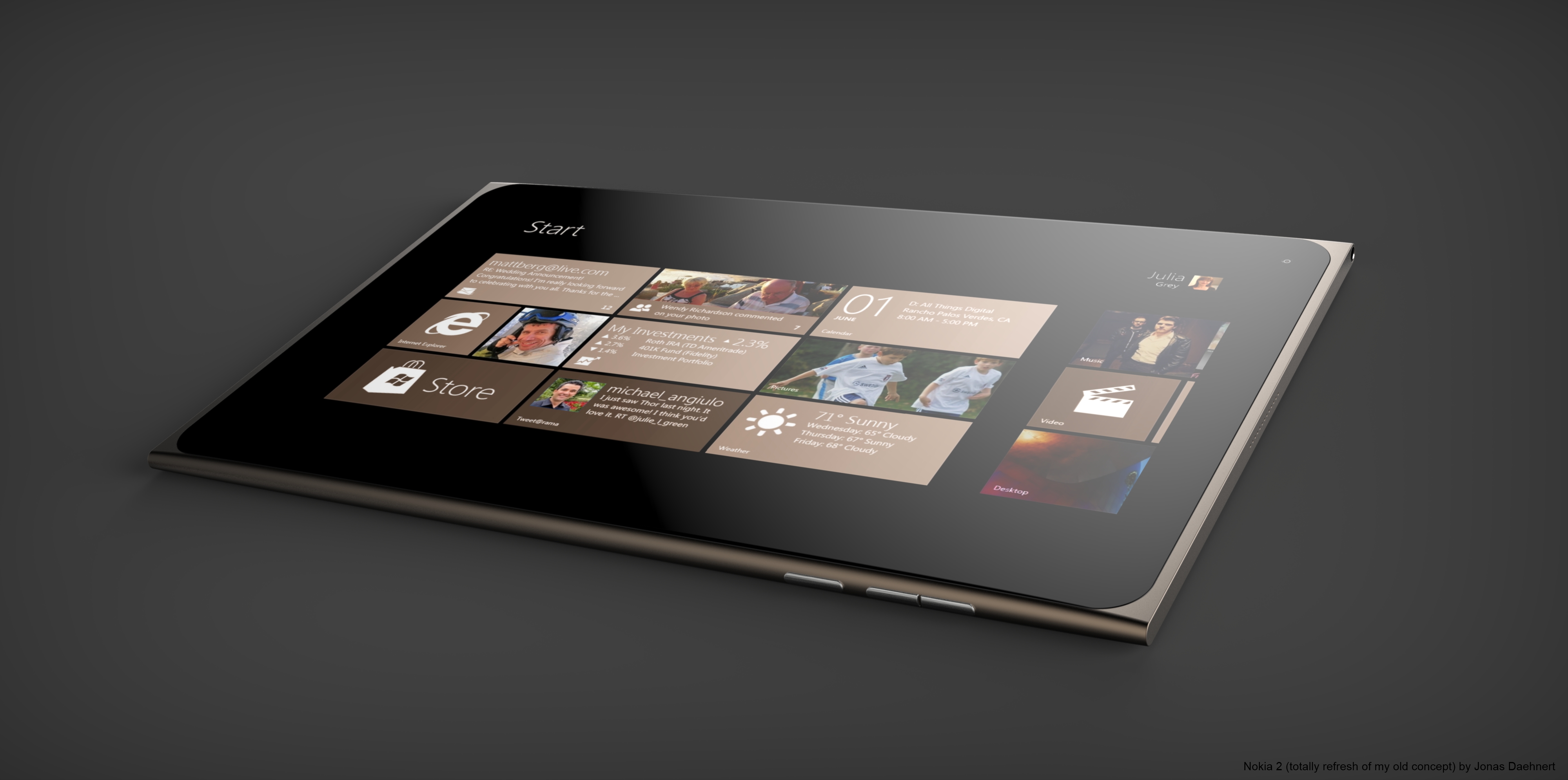 Nokia 2 Concept Tablet