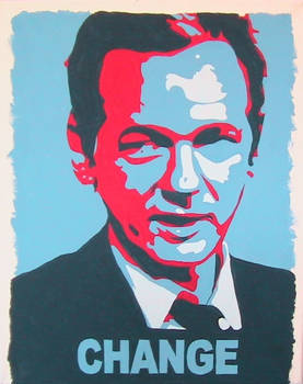 Assange 'Change' Poster