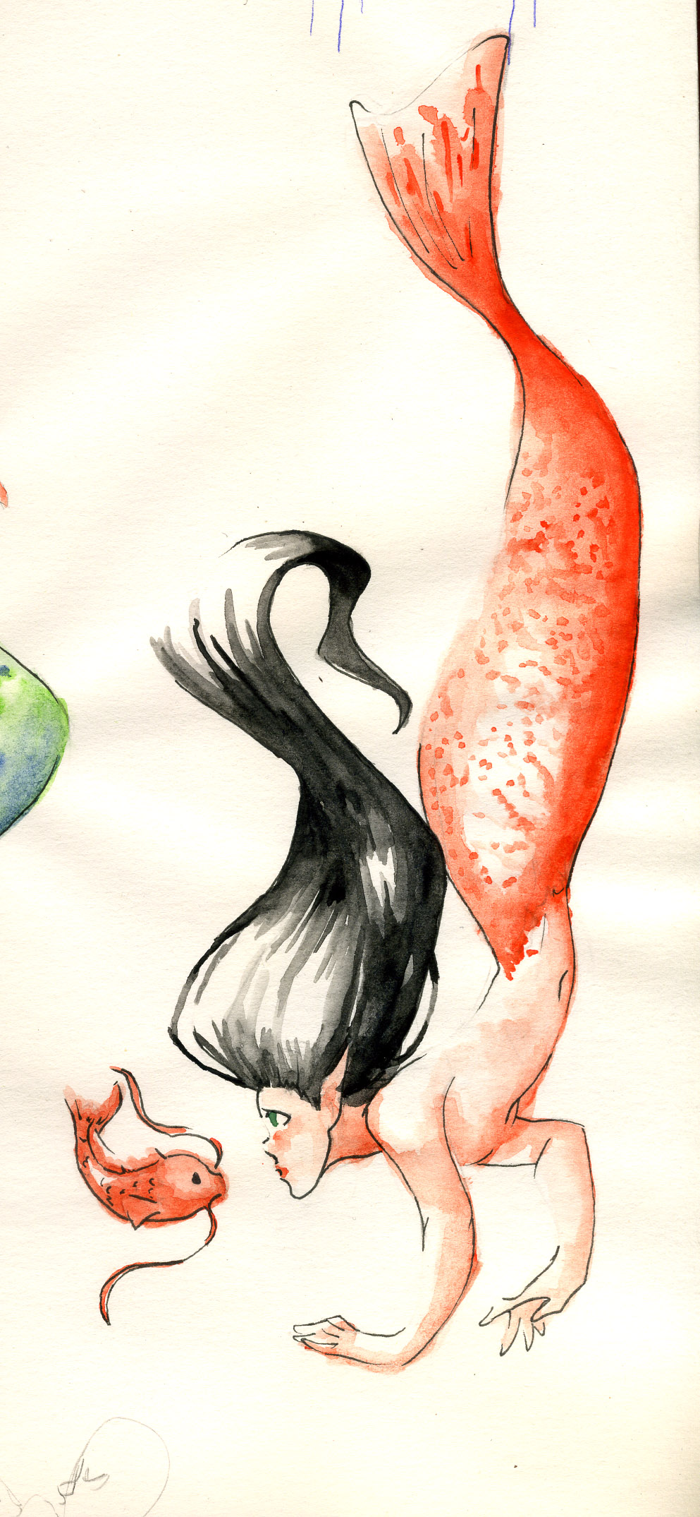 Mermaid Watercolour