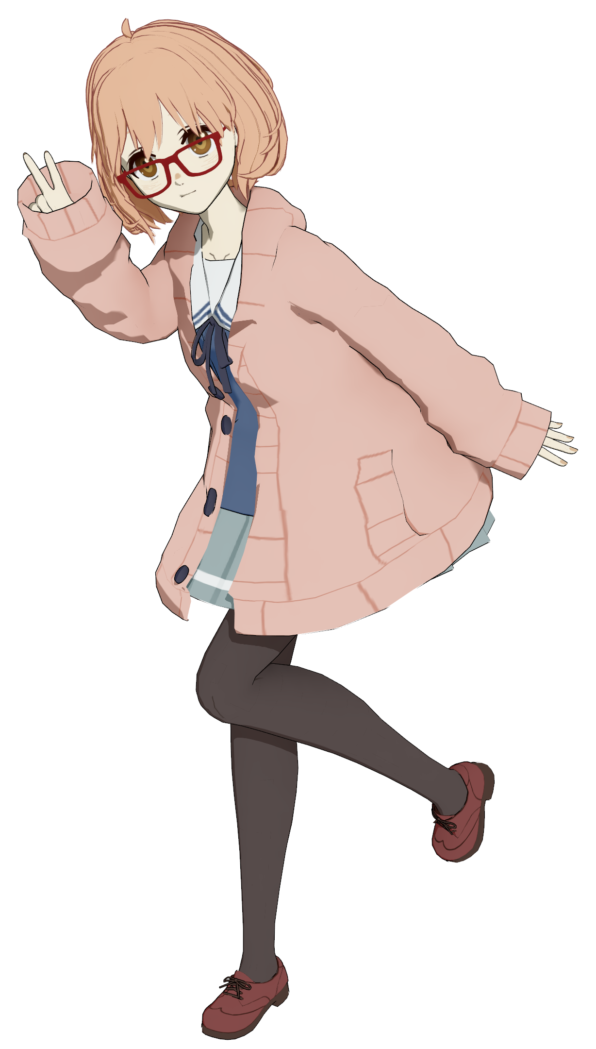 3D Mirai Kuriyama - Kyoukai no Kanata model - TurboSquid 1789960