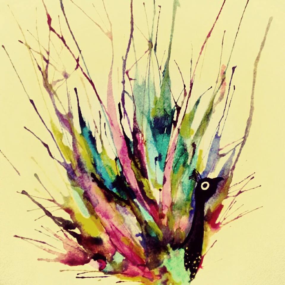 Abstract Peacock