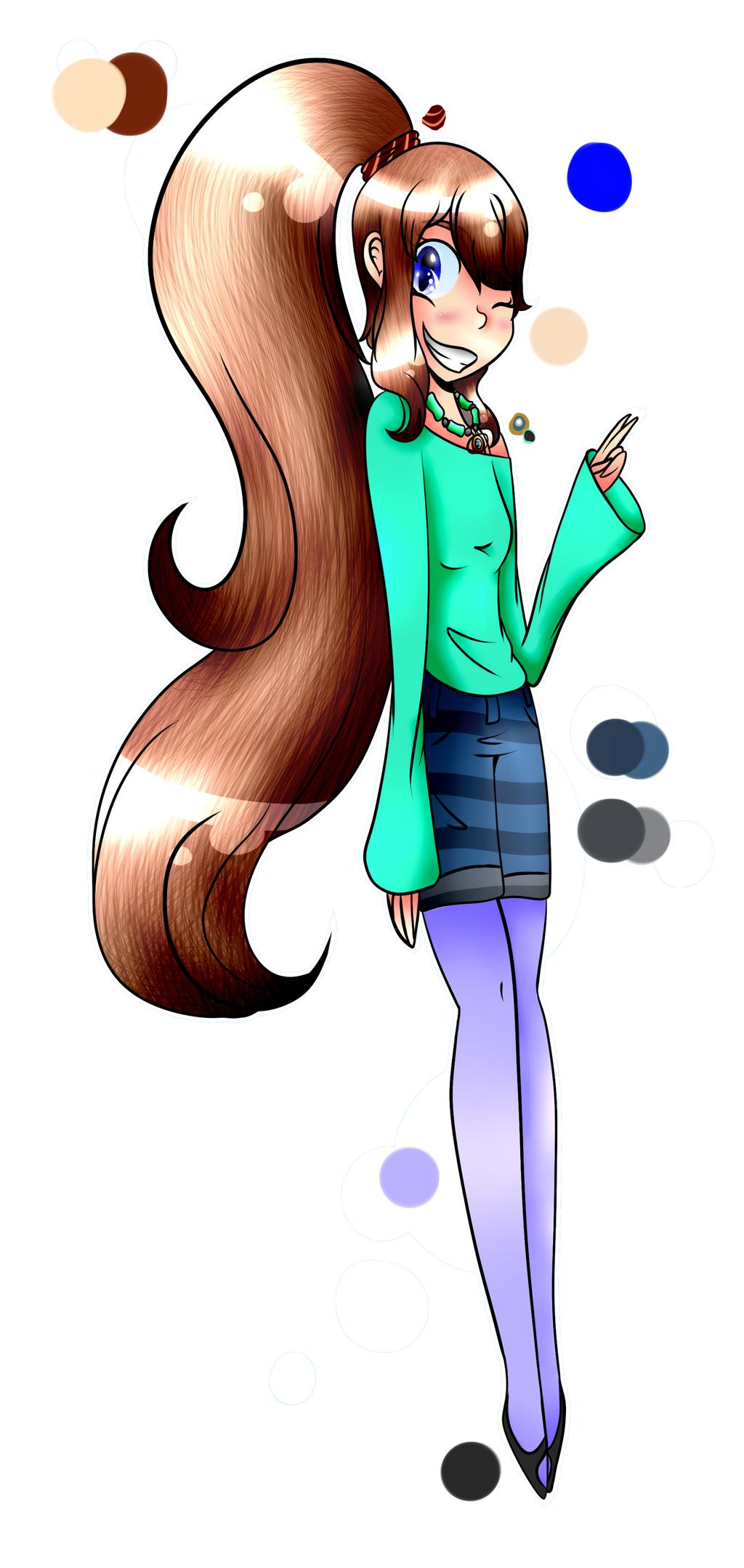 Roblox Oc Character By Mlpfluttershyx On Deviantart - roblox character girl with brown hair
