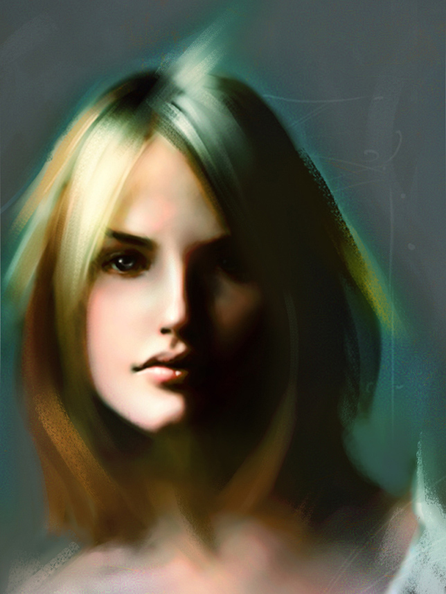 digital portrait sketch