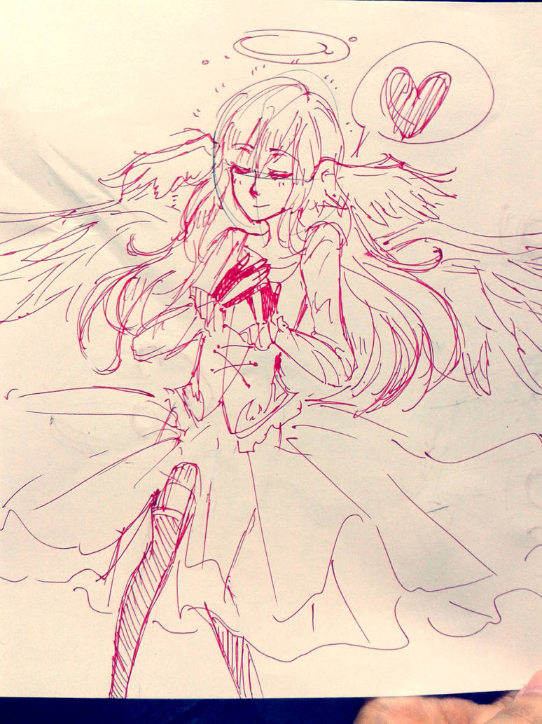 Angel Scribble :3 by Yuuroko on DeviantArt