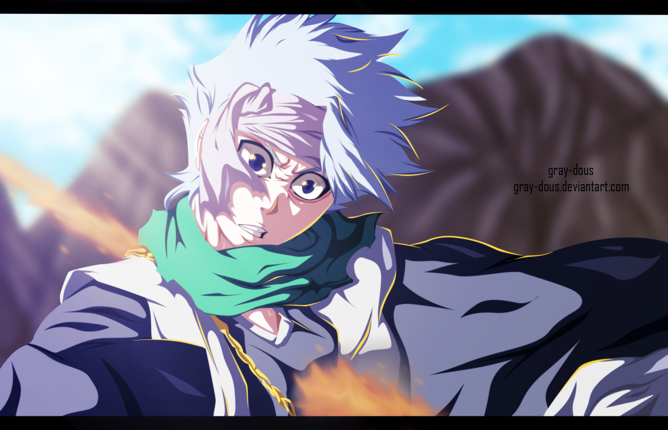 Bleach 550 - hitsigaya toshiro's death