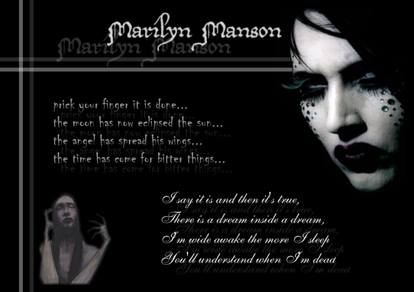 marilyn manson wallpaper