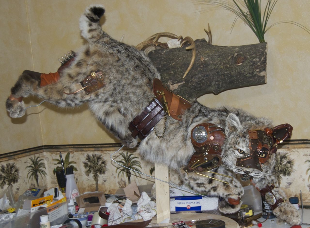 Steampunk Bobcat WIP X