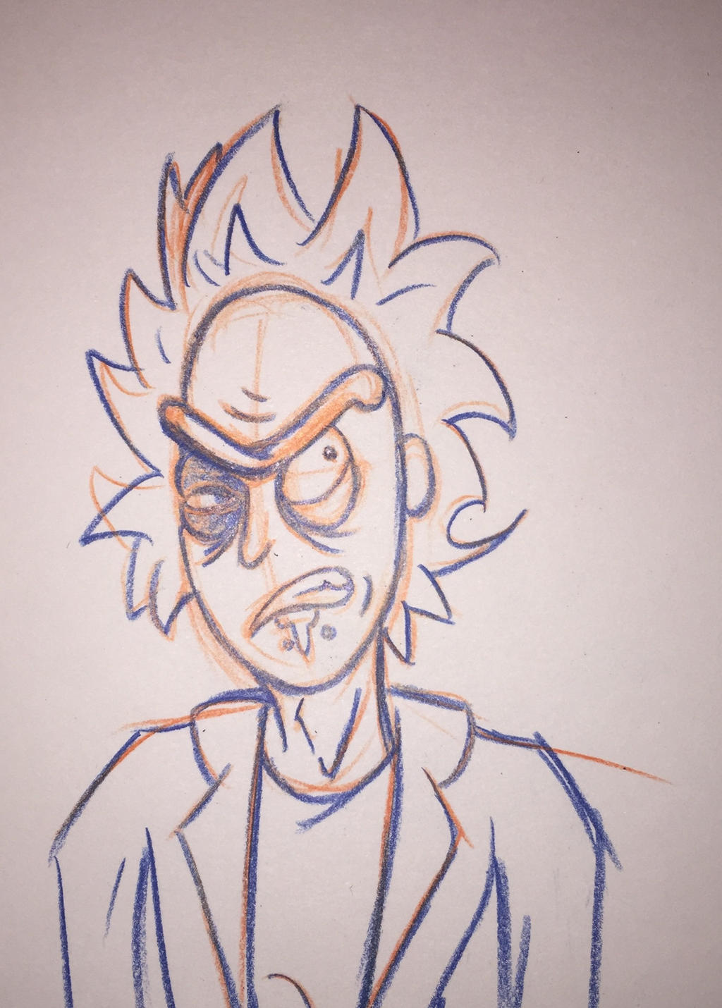 Angry Rick Angry Rick by Phoenix-Cry on DeviantArt