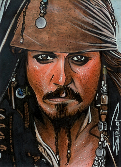 Captain Jack Sketch Card 2