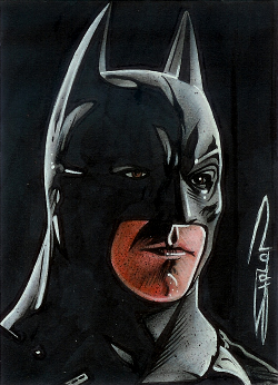 The Dark Knight  Sketch Card