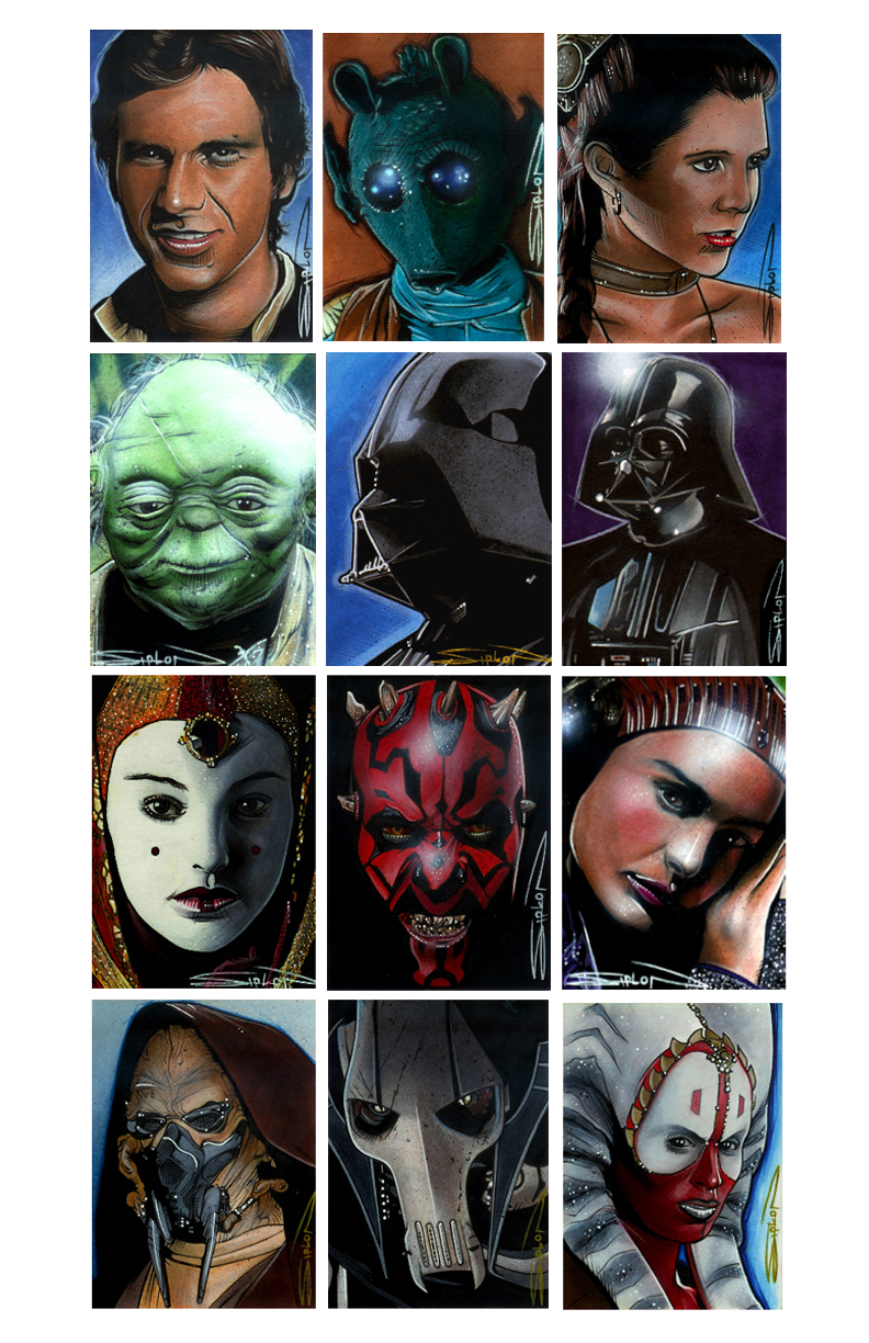 Star Wars Sketch Cards 2