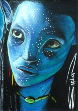 Avatar Neytiri Sketch Card