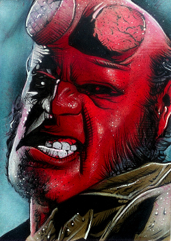 Hellboy Movie Sketch Card 2