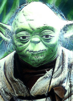 Yoda Sketch Card 2