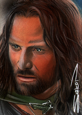 Aragorn Sketch Card