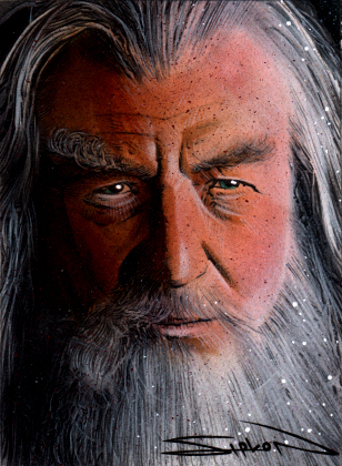 Gandalf Sketch Card 3