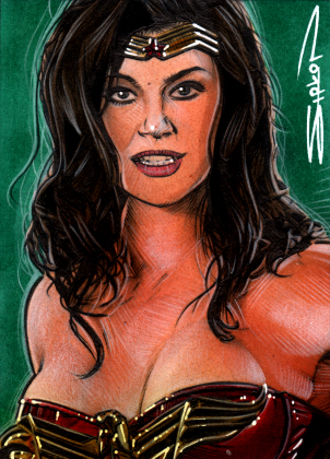 Wonder Woman Sketch Card