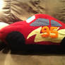 Lightning McQueen plush- left side