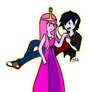 Marshall Lee and Princess Bubblegum