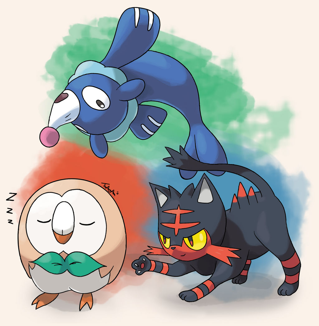 Alola Starters